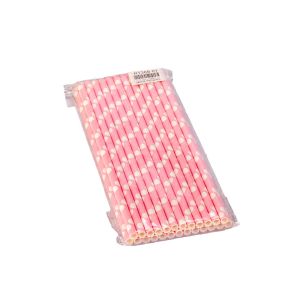 SORBETES HOGAR DE PAPEL FANTASIA SUR (7MM*20CM) PAQ.*25UNID