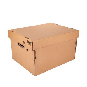 CAJA ARCHIVO CARTON AMERICANA ALTA KRAFT M&D (32*42*25CM) *UNID.