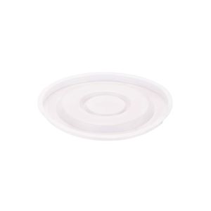 TAPA VASO PLASTICO GLASS 80 NATURAL LISA (PARA VASO 240 Y 330) *50UNID