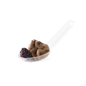 CUCHARA PETITE DEGUSTACION PLASTICA CRISTAL BLISTER *24UNID.