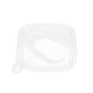 TAPA POTE BANDEX CUADRADO PET (PARA 240/360/480/720ML) *50UNID