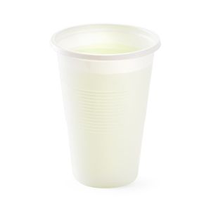 VASOS PLASTICOS BLANCOS 220CC WORK *100UNID