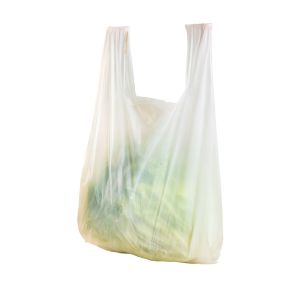 BOLSAS CAMISETA STANDARD BLANCA 40*50CM A/D POLYFILM (AMARILLA) *80UNID
