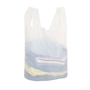 BOLSAS CAMISETA STANDARD BLANCA 50*70CM A/D POLYFILM (AMARILLA) *80UNID