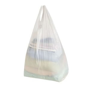 BOLSAS CAMISETA STANDARD BLANCA 60*80CM A/D POLYFILM (AMARILLA) *80UNID