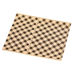 PAPEL ANTIGRASA MULTI 29*35CM KRAFT CUADRO NEGRO (SIMIL BIOXIDO) (1.62KG) *400 HOJAS