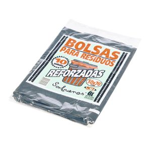 BOLSAS RESIDUO NEGRA SON BUENAS (PAQ *10U) 50*70 POLYFILM *UNID