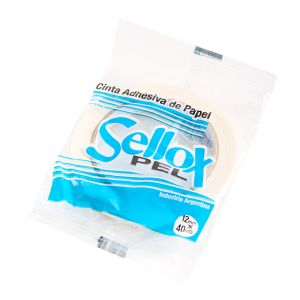 CINTA PAPEL 12MM*40MTS SELLOX PEL *UNID