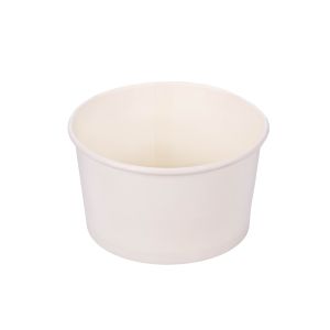 POTE HELADO POLIPAPEL ENPOLEX 250CC BLANCO (8.5OZ) *100UNID