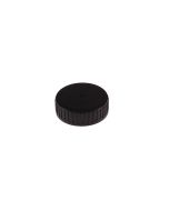 TAPA BOTELLON VIDRIO GROWLER 40MM NEGRA PLASTICO PACK *4UNID