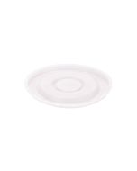 TAPA VASO PLASTICO GLASS 80 NATURAL LISA (PARA VASO 240 Y 330) *50UNID