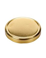 TAPA FRASCO VIDRIO.110MM AXIAL DORADA (METAL) PACK *4UNID