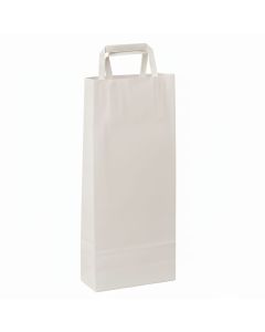 BOLSA BOUTIQUE PAPEL BLANCA 14*08*40CM *UNID
