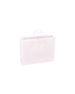 BOLSA BOUTIQUE PAPEL BLANCA 43*12*32CM *UNID