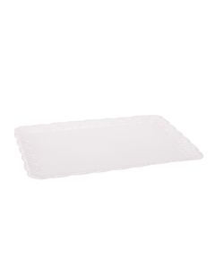 BANDEJA BLONDA PLASTICA RECTANGULAR 2000GRS (27*36CM) *UNID