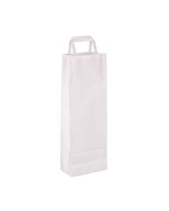 BOLSA BOUTIQUE PAPEL BLANCA 14*08*40CM *UNID