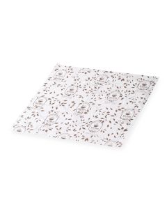 PAPEL SEDA PERSONALIZADO SIN PARAFINAR 35*35CM (BLANCO - 4,9KG - 20GRS) *20000 HOJAS