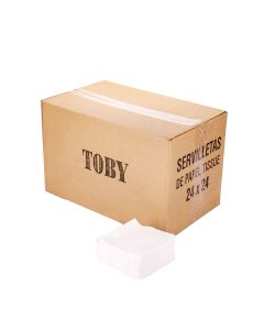 SERVILLETA GASTRONOMICA BLANCA (24*24CM) ROYALITA (TISSUE) CAJA *1.50KG