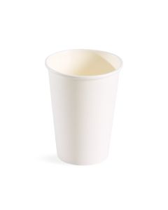 VASOS POLIPAPEL BO BLANCO 8.25OZ SIMPLE PARED (245CC) *100UNID