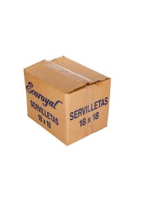 SERVILLETA GASTRONOMICA BLANCA (18*18CM) ECOROYAL ECO (TISSUE) *CAJA *0.7KG