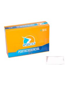 PORTACREDENCIAL EZCO (9X5.5CM) CAJA *50UNID