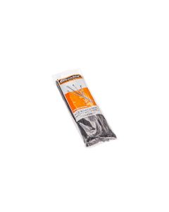 PRECINTOS PLASTICO NEGRO 30CM*4.8MM CRECCHIO *100UNID