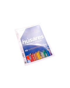 REPUESTO ESCOLAR HUSARES A4 90GRS (5 PERF) CUADRO*48HJS