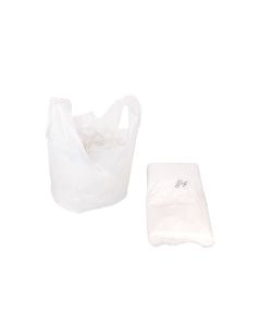 BOLSAS CAMISETA REFORZADA BLANCA 60*70CM A/D MULTI *PAQ