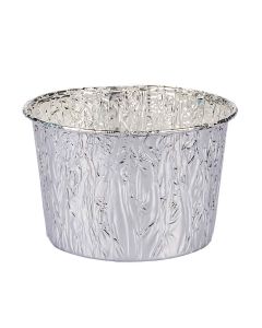MOLDE PAN DULCE ALUMINIO 500GRS (13.5CM DIAM.*8.8CM ALTO) *25UNID