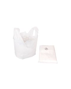 BOLSAS CAMISETA REFORZADA BLANCA 45*60CM A/D MULTI *PAQ