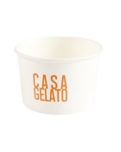mEP POTE HELADO POLIPAPEL BLANCO PERSONALIZADO 120CC mE (4OZ) X UNIDAD
