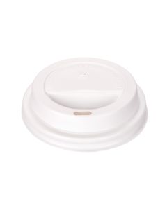 TAPA VASOS POLIPAPEL ENPOLEX.12OZ CON PICO BLANCA P/DOBLE Y SIMPLE PARED *100UNID.