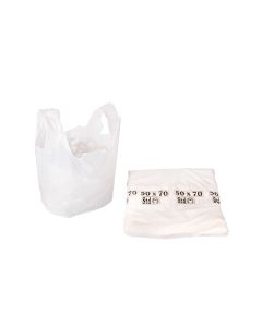 BOLSAS CAMISETA STANDARD BLANCA 50*70CM A/D MAPSA (7200) *100UNID.