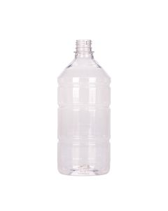 BOTELLA PLASTICO CRISTAL LABORATORIO.1000CC (36GRS) (SIN TAPA) *100UNID