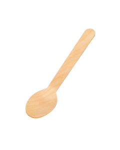 CUCHARA MADERA.POSTRE DESCARTABLE IBERIA (30MM*16CM) *25UNID