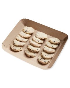 BANDEJA CARTON RECTANGULAR KRAFT Nº4 (18.5*23*2.2CM) BIOHZ *600UNID
