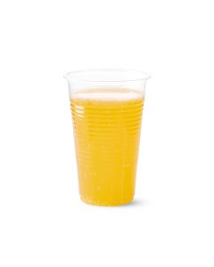 VASOS PLASTICOS TRASLUCIDOS 330CC WORK *100UNID