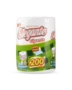 PAPEL COCINA (1U*200 PAÑOS) ELEGANTE DOBLE HOJA PREMIUM *UNID (OFERTA)