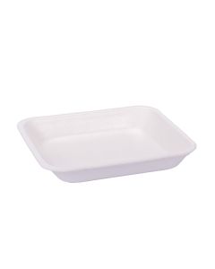 BANDEJA EXPANDIDO BLANCA ECO Nº617 (13.5*15.5*1.5CM) BULTO *400UNID