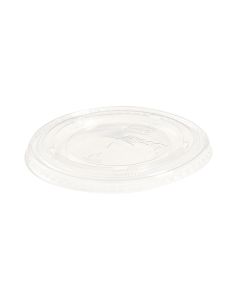 TAPA VASO PLASTICO FRAPPE PET DARNEL (PLANA SORBETE) PARA 9/12/16/20OZ *50UNID