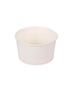 POTE HELADO POLIPAPEL ENPOLEX 250CC BLANCO (8.5OZ) *100UNID