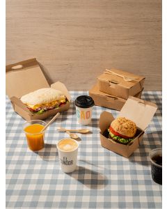 CAJA DELIVERY DARNEL KRAFT 66OZ - 1950ML (21*18.5*6.5) *50UNID.