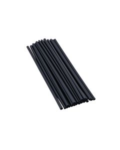 SORBETES GASTRONOMICOS PLASTICOS P/ TRAGOS NEGROS DPM (5MM*21.5CM) CAJA*1000UNID