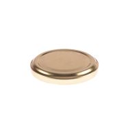 TAPA FRASCO VIDRIO 48MM AXIAL DORADA (METAL) PACK *20UNID
