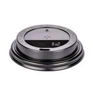 TAPA VASOS POLIPAPEL ENPOLEX 6/8OZ CON PICO NEGRA P/DOBLE Y SIMPLE PARED *100UNID