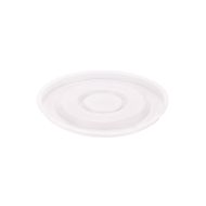 TAPA VASO PLASTICO GLASS 80 NATURAL LISA (PARA VASO 240 Y 330) *50UNID