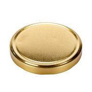 TAPA FRASCO VIDRIO.110MM AXIAL DORADA (METAL) PACK *4UNID
