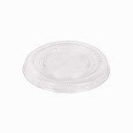 TAPA POTE SOUFFLE PLASTICO CRISTAL. (PARA POTE 2 Y 2.5OZ) PAQ.*100UNID