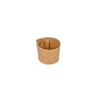 COLLARIN KRAFT LISO CARTON MICRO P/ VASOS S/P 6/8/12/14OZ (6CM DE ANCHO) mE *100UNID