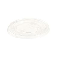 TAPA VASO PLASTICO FRAPPE PET DARNEL (PLANA CERRADA) PARA 9/12/16/20OZ *50UNID